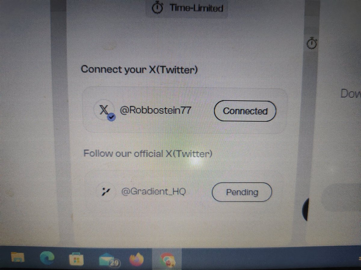 Robbostein77's tweet photo. @Gradient_HQ Why it keep showing pending status on following task? 

Asl dont forget to join in my team
https://t.co/H48aZ1G2pD https://t.co/h0KAygiwAB