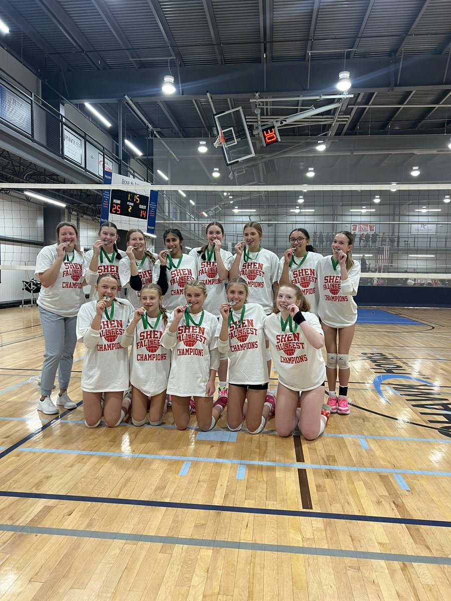 Shen GirlsVolleyball (@kesslori) on Twitter photo Shen Fall Fest JV CHAMPIONS ‼️ Congrats to this team and Coach <a href="/jpal0613/">Julia Paliwodzinski</a> for this amazing day of play. Shen bests St. Mary’s for in the Gold Championship 2-0: 25-18, 25-14. Great job team! 🏆#handlehard <a href="/ShenAthletics/">ShenAthletics</a> Shen Fall Fest JV CHAMPIONS ‼️ Congrats to this team and Coach <a href="/jpal0613/">Julia Paliwodzinski</a> for this amazing day of play. Shen bests St. Mary’s for in the Gold Championship 2-0: 25-18, 25-14. Great job team! 🏆#handlehard <a href="/ShenAthletics/">ShenAthletics</a>