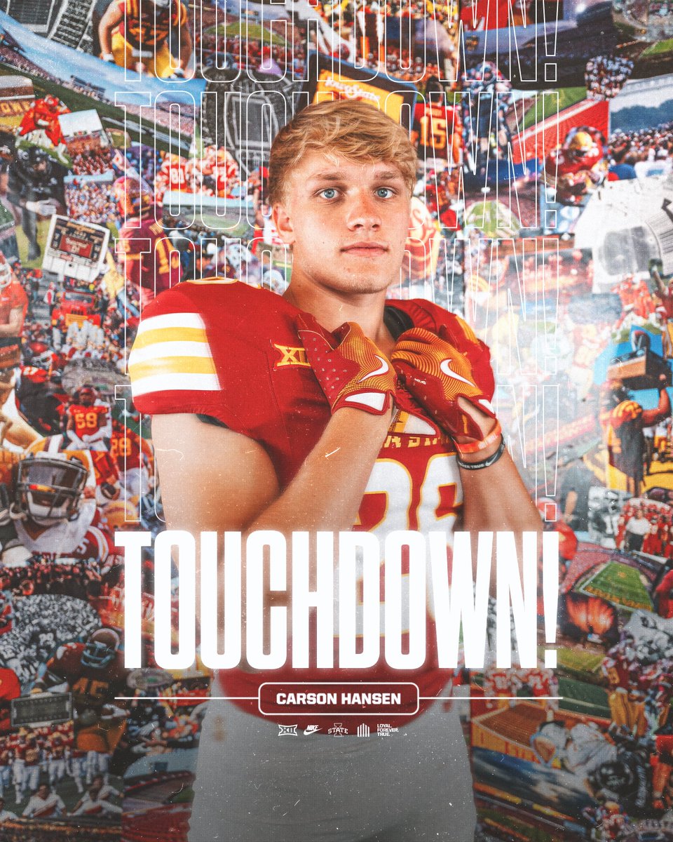 Make that three 👊

Carson Hansen finds the end zone for the third time tonight 👌

🌪🚨🌪
