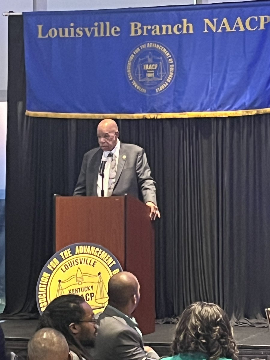 Honored to chair the 110th Louisville Branch NAACP Freedom Fund Banquet! 🙌🏽 A powerful night celebrating justice &amp; equality. Special moment: announcing the inaugural Raoul Cunningham Social Justice &amp; Advocacy Award! 🏆 #NAACP #Justice #Leadership #Louisville