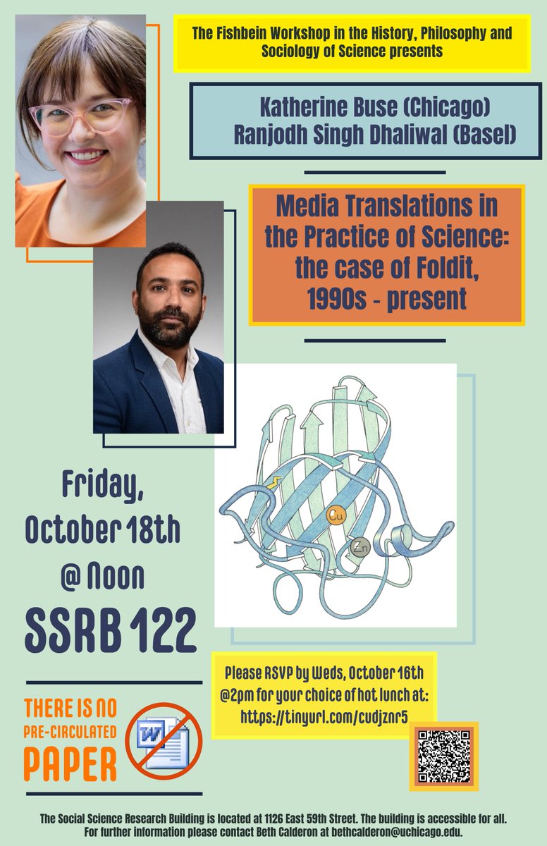 Ranjodh Singh Dhaliwal (@ranjodhd) on Twitter photo Chicago friends, this friday, <a href="/katherinebuse/">Katherine Buse</a> and I will be giving a talk at the Fishbein Workshop in the History, Philosophy, and Sociology of Science organized by the Committee on Conceptual and Historical Studies of Science at the University of Chicago. Come join us if you can! Chicago friends, this friday, <a href="/katherinebuse/">Katherine Buse</a> and I will be giving a talk at the Fishbein Workshop in the History, Philosophy, and Sociology of Science organized by the Committee on Conceptual and Historical Studies of Science at the University of Chicago. Come join us if you can!