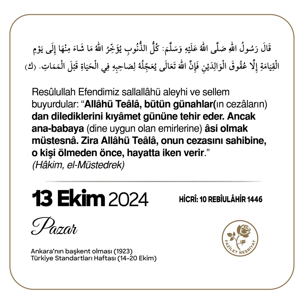 Fazilet Takvimi (@fazilet_takvim) on Twitter photo 