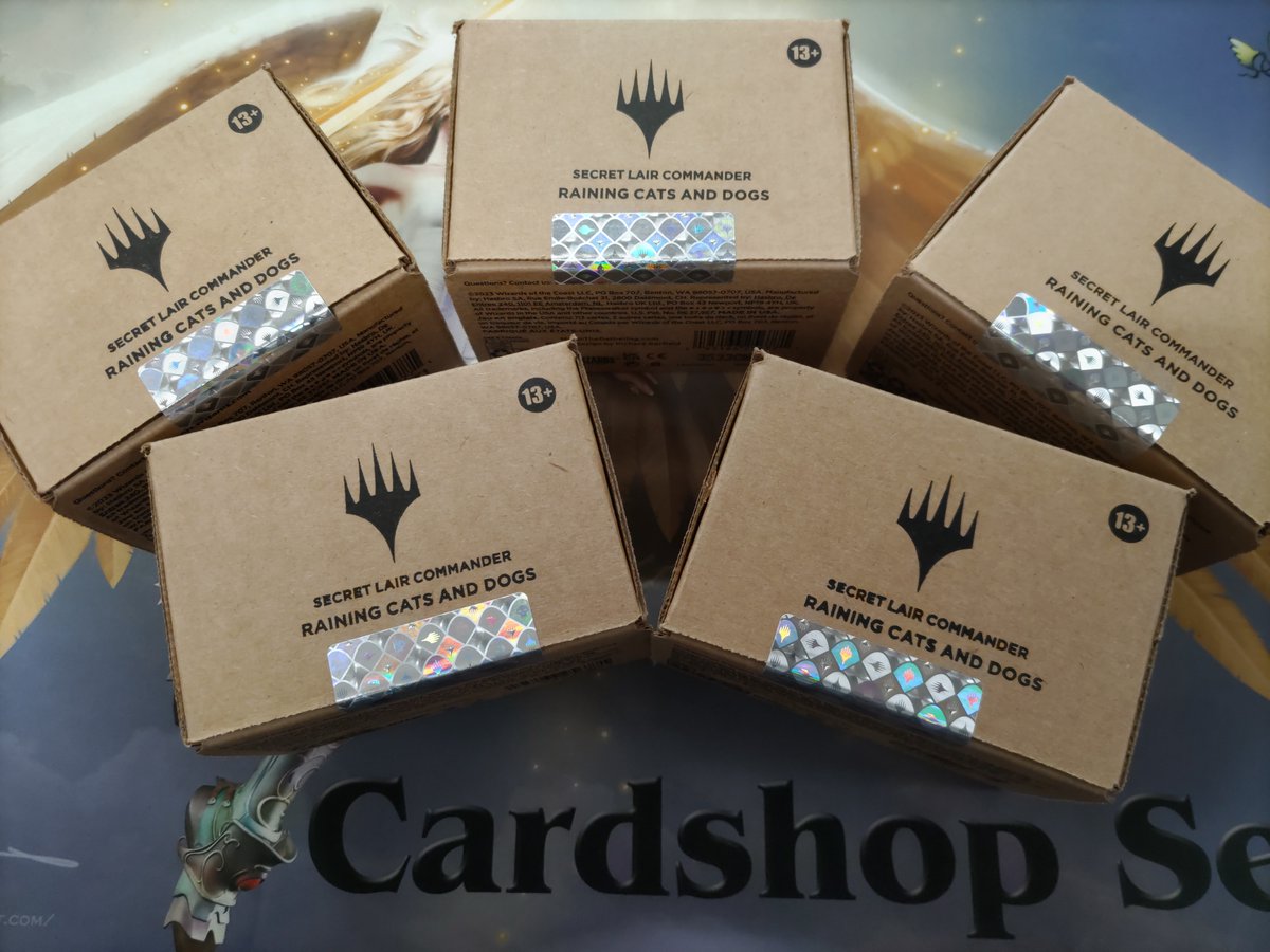 商品情報】 Secret Lair 統率者デッキ 『Raining Cats and Dogs』販売