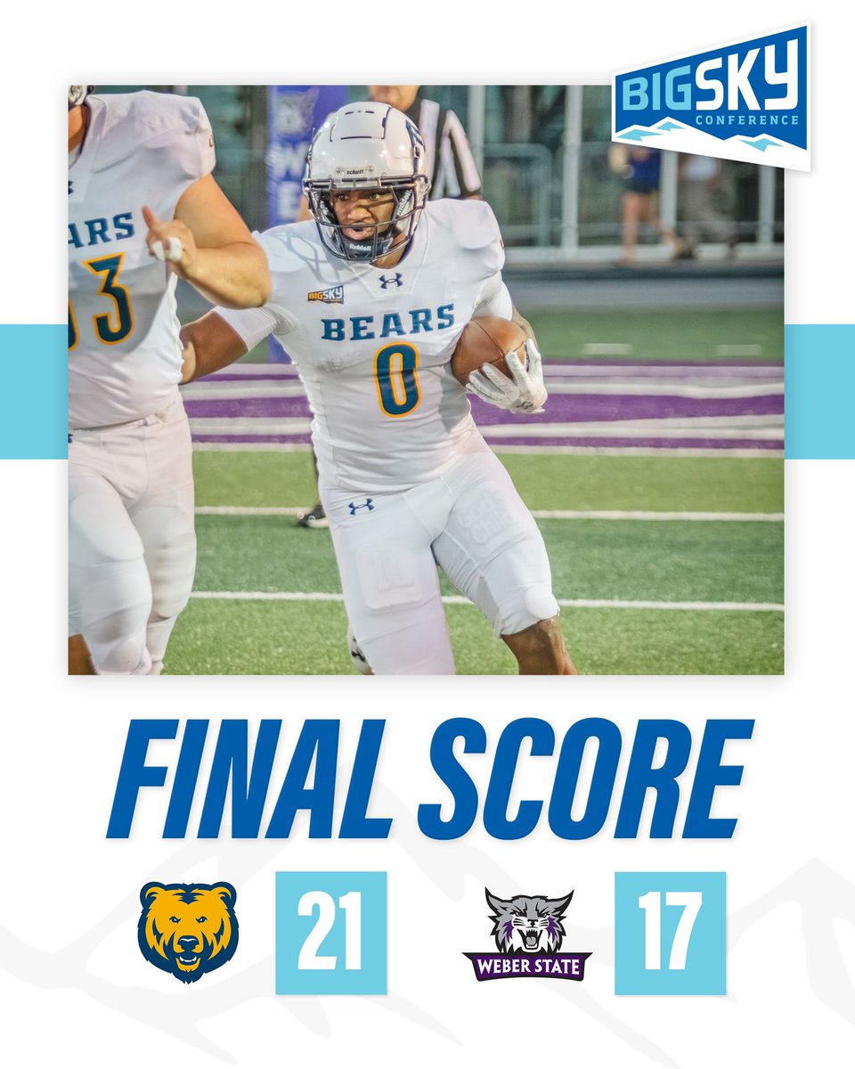 Big Sky Conference (@bigskyconf) on Twitter photo 18 GAME LOSING STREAK IS SNAPPED ๐คฏ
<a href="/UNC_BearsFB/">Northern Colorado Football</a> gets its first win since Nov. 12, 2022
#ExperienceElevated 18 GAME LOSING STREAK IS SNAPPED ๐คฏ
<a href="/UNC_BearsFB/">Northern Colorado Football</a> gets its first win since Nov. 12, 2022
#ExperienceElevated