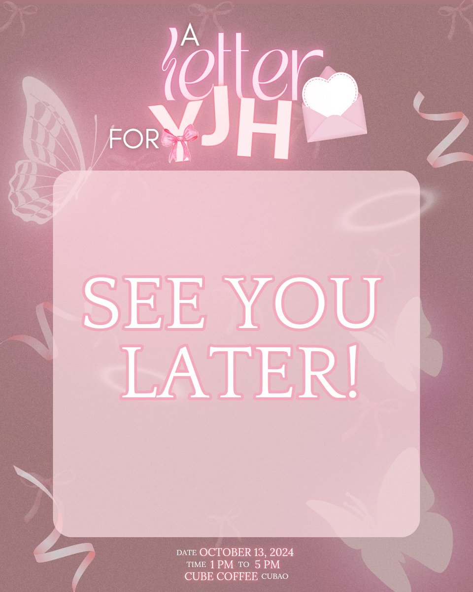 svtstudiosph's tweet photo. D-DAY! See you all later 🩷🎀

#ALetterforYJH 💌 https://t.co/XrQws7MjX6