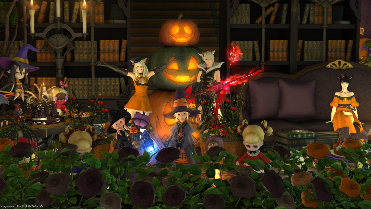 NaoFF144's tweet photo. 3連休初日🌃夜🎃

昼お店に来てくれた一見さんのアスパラｻﾝが20時からフレｻﾝ募って連れてってくれたNao初G17地図!!
各2枚持ちフリロ🎃
(*´艸`)ﾒﾁｬ楽しかった✩
その後お店で撮影会!!

みんなハロウィンミラちゃんと用意してあって素敵SS撮れました👻
ありがと🎃🕸

#SHOP_BUNNY 
#FF14  #イフ鯖 https://t.co/4V8SKHihnL