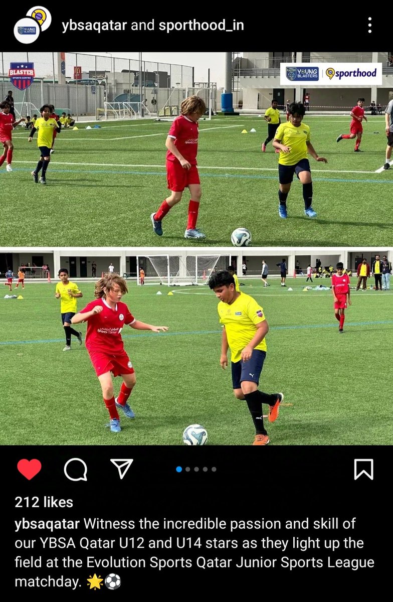 Hisham0910's tweet photo. ⚽ Young Blasters Sportshood Academy, Qatar

While #KBFC have many YBSA centers in Kerala, the Qatar one excites me the most. They gain great exposure competing against teams of diverse nationalities year-round in international facilities. First of a kind in #IndianFootball 🇮🇳🇶🇦 https://t.co/Gjlqyu6NLG