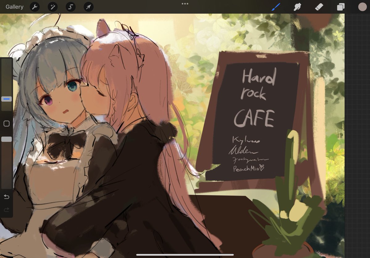 RedcXca's tweet photo. Vancouver osu! artists cafe meetup! ☕️ https://t.co/zhJDIfWgRC