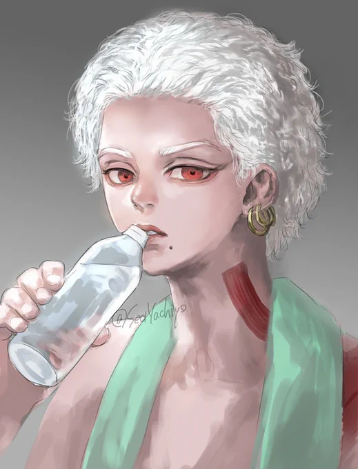 なんとか髪ぺったりにならないかと試しに描いてみたけど無理だったクランカットする人はきっとトリマー気分を味わえる 