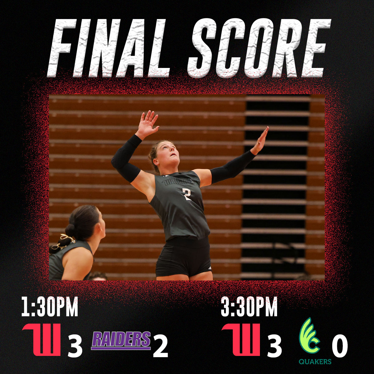Wittenberg Athletics (@wittathletics) on Twitter photo Havin' a day! <a href="/witt_wvb/">Wittenberg Volleyball</a> kept things rolling with wins over Mount Union and Wilmington, pushing their modest win streak to five heading into Senior Recognition Day against Oberlin tomorrow: wittenbergtigers.com/x/qd1py #TigerUp Havin' a day! <a href="/witt_wvb/">Wittenberg Volleyball</a> kept things rolling with wins over Mount Union and Wilmington, pushing their modest win streak to five heading into Senior Recognition Day against Oberlin tomorrow: wittenbergtigers.com/x/qd1py #TigerUp