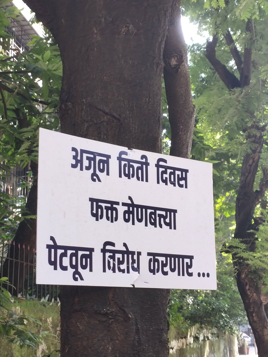 mumbaimatterz's tweet photo. #Mumbai
Spotted these boards on Trees...
#LadkiBahinYojana v #WomenSafety
#Patya #पाट्या #लाडकीबहिण #freebies https://t.co/GEsCjvsqCM