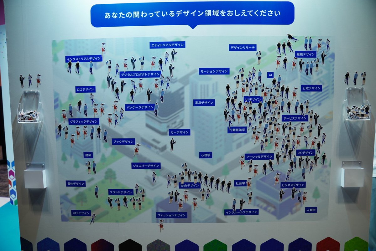 navecca's tweet image. #GMOdesign さんのブース！遊び心あり素敵🥳 #Designship2024