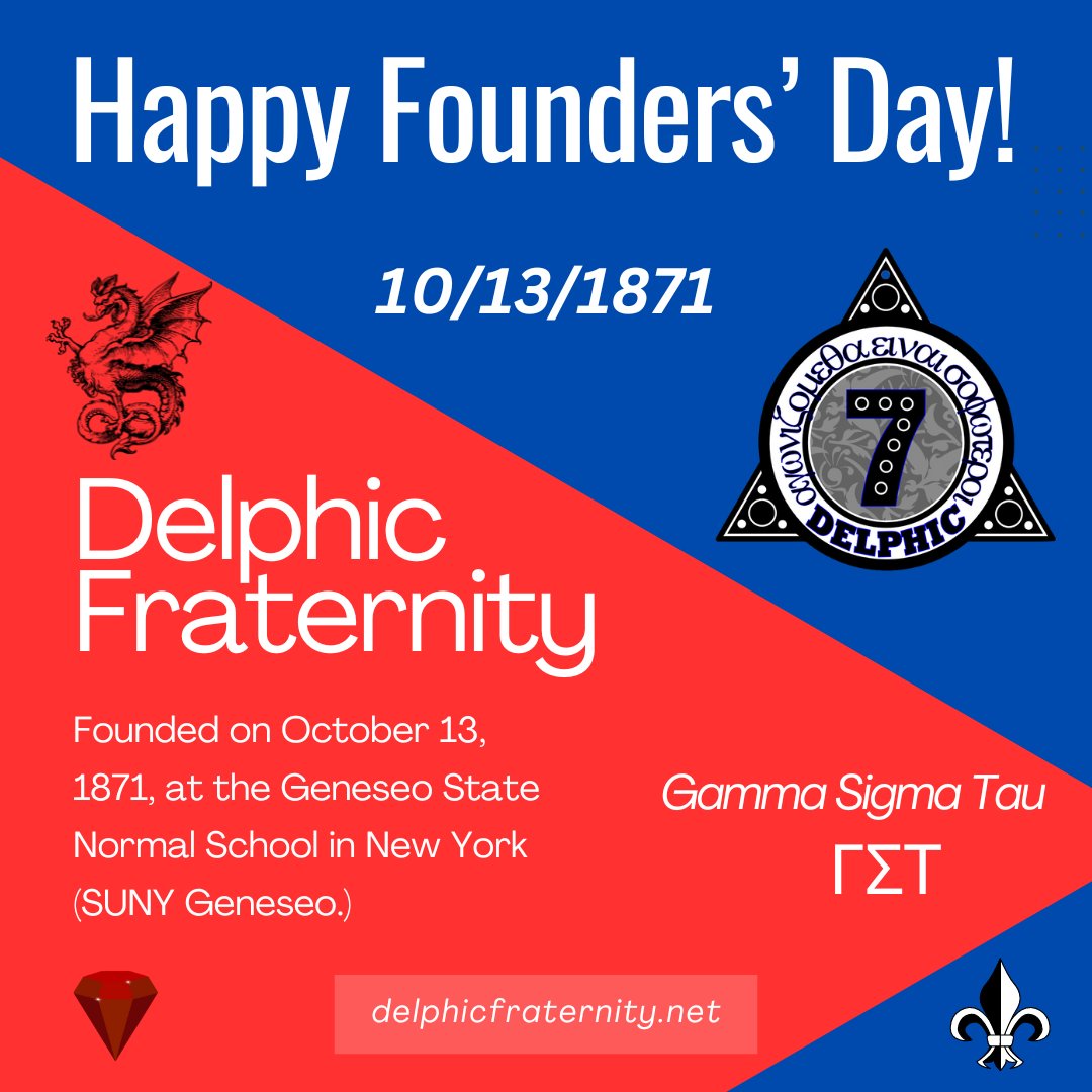 Happy Founders' Day to All of Delphic! 153 Years of Brotherhood! - Del-phi! #DelphicFraternity #FoundersDay #multicultural #fraternity #Delphic #Since1871 #DelphicGST #GammaSigmaTau #Delphic1871 #Delphics #DGST