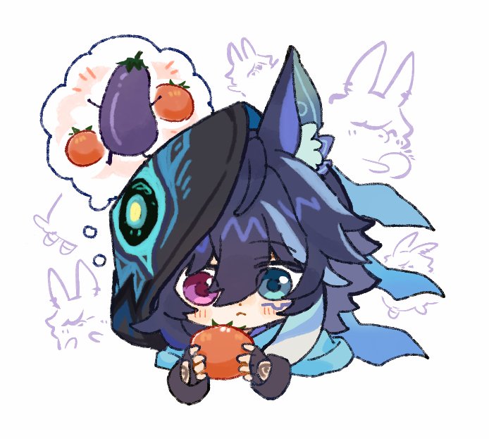 ridddic's tweet photo. 🦇:今天和一只神奇的茄子交换了蔬菜……开心……
#cyno #Ororon https://t.co/wuur7ctMcm