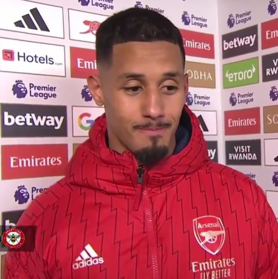 William Saliba ❤️🤣