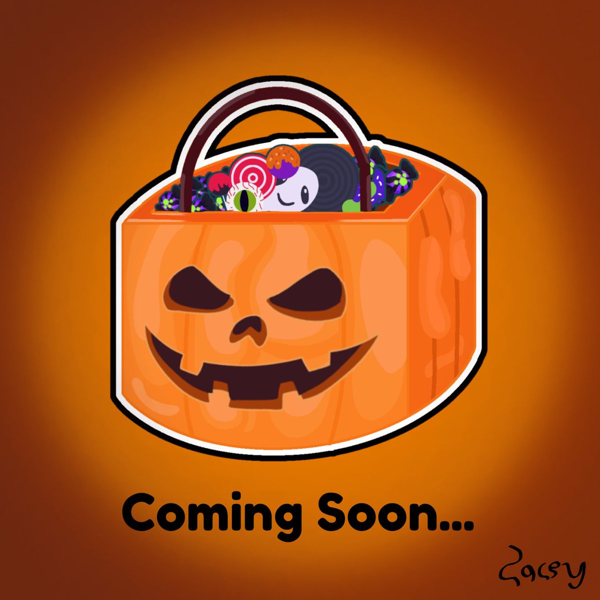 CAceyCaramel's tweet photo. Coming Soon! "Box of Candies" (Subject to Change) I'm not sure with the name, you can suggest of name too. THANKS!
#Halloween #PetSimulator99 #CACey https://t.co/4vrQzAhyES