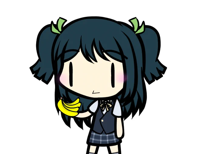 Mifune's Month - Day 12(Today's Maru - Day 227)shio stares at some bananas  