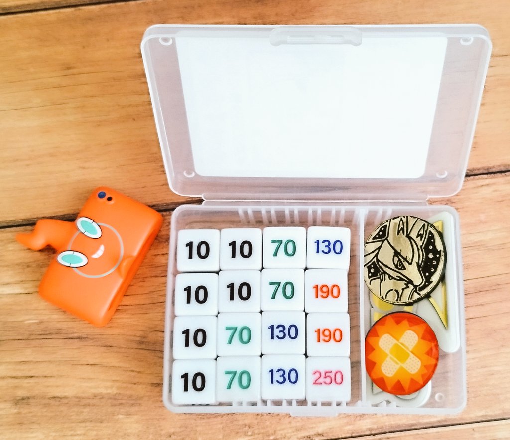 セリアで売っている「カウンターケース」と「ダメージカウンターダイス