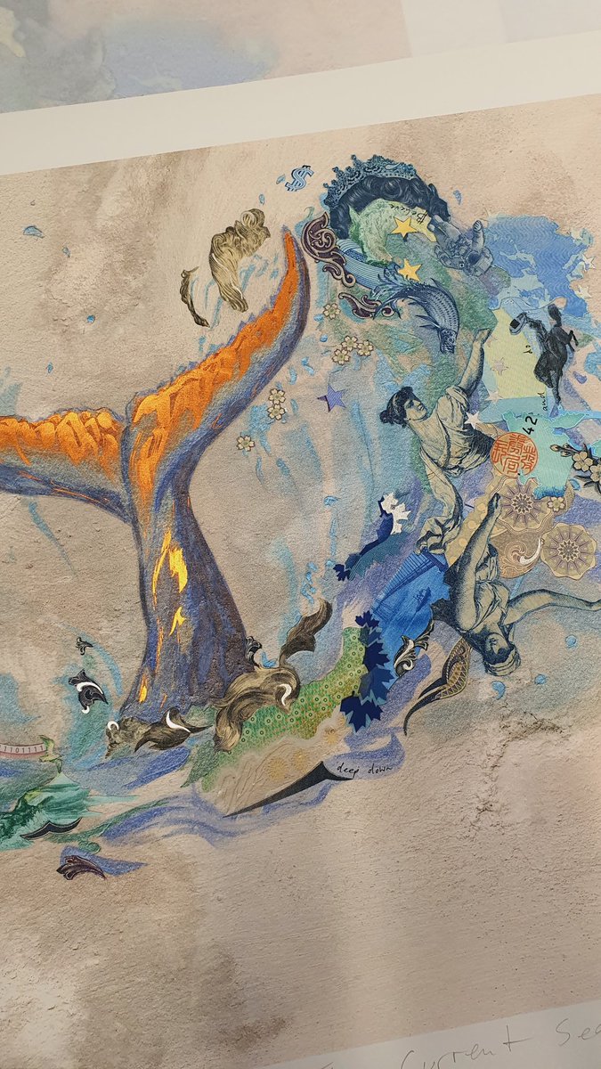 <a href="/SpaceDenver/">The Space</a> "In The Throws of The Current Seas" Balaena I 
Bitcoin art made of fiat money 
With vintage Weimar Republic notes from 1907 🔥🌊🐋☄️
👉 petek.co.uk