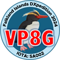 VP8G active from 15-25 November 2024 from the Falklands (#30 MWL on CW). CW and FT8 on 40-6m. QSL via M0OXO. More info on dx.to/vp8g/