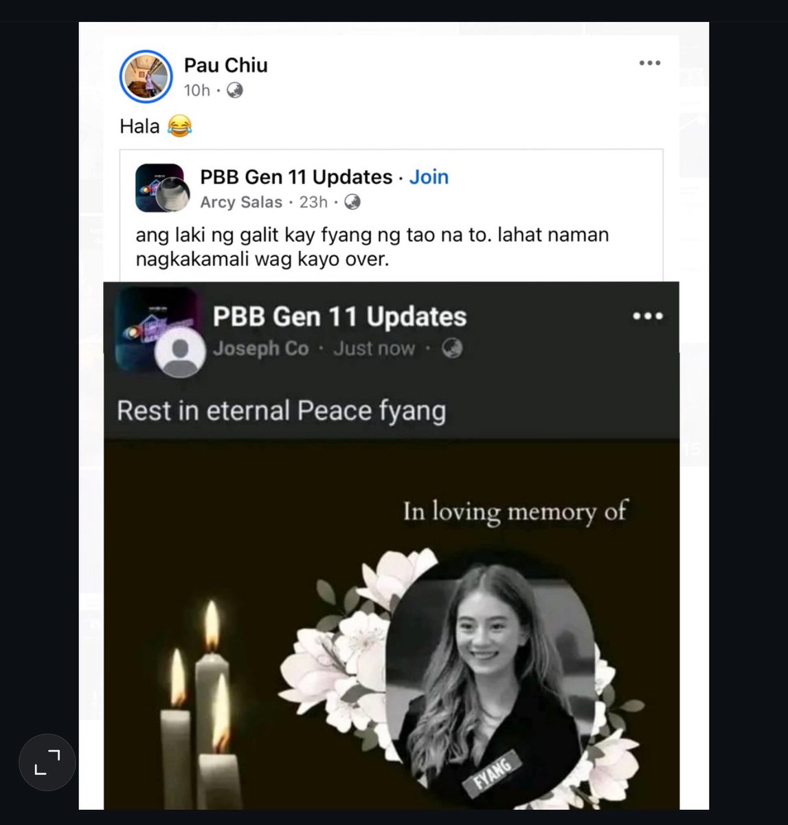 AntiMami06's tweet photo. Kahit sa blue app niya di pa rin paawat si baklang libagin. Makatawag kang impakta, impyerna at maldita kay fyang eh mas mukha ka ngang alagad ng demonyo. Kahit siguro kuko ni fyang mas maganda pa sayo. 

Sa sister naman ni kai na nag agree, buti nalang di lumaki si kai sa inyo. https://t.co/e6XqEhU6IE