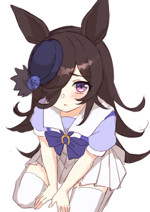 おすわりライス描いてますウマ娘 