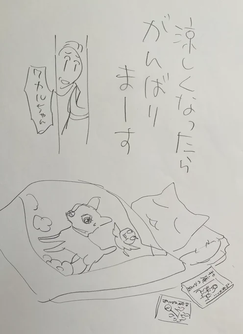 起きてる人、こんにちは〜
寝てる人、  、、、(静寂)、、、、

日曜日だと気がゆるんで
少々余計なことをしていたら
午後2時になってました
締切には間に合わないということが読めてきました
などと言っていられる立場ではないので
必死にならねばなりません
しかしこの頃 
