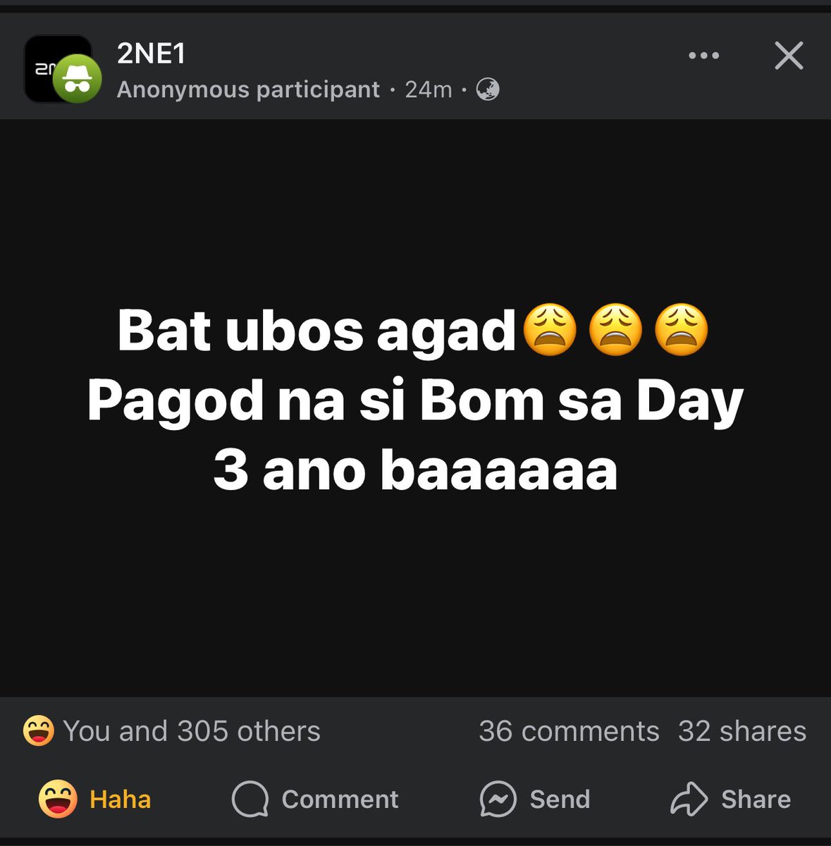 aprilktokki's tweet photo. HOY HAHAHAHA LOVE YOU BOM 🫶🏼

#2NE1_WELCOMEBACKinManila https://t.co/WuipJYmnVU