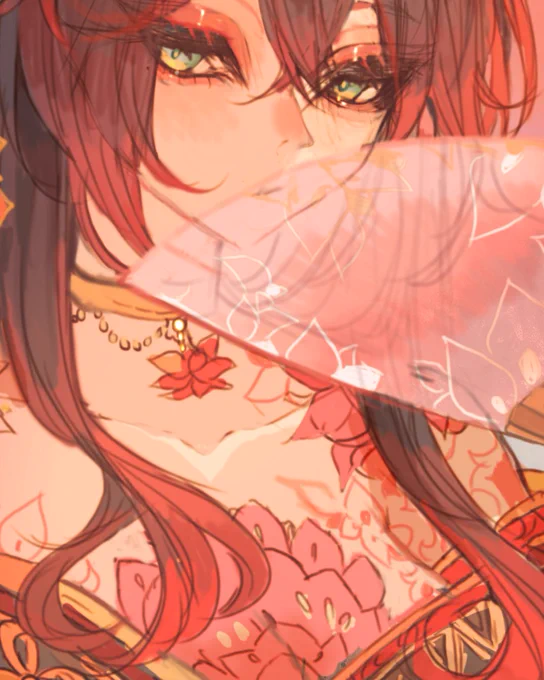 you might notive i give her some tattoo this is intentional, i think i want to express how she changer with her whole body is given flower tattoo