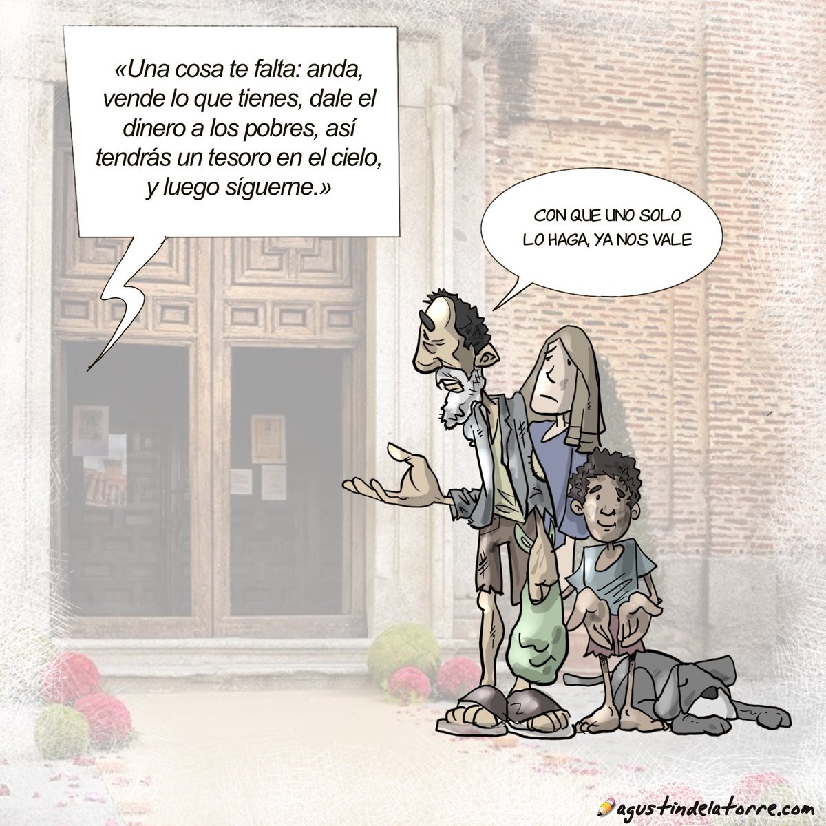 agustindlatorre's tweet photo. Una cosa nos falta… #EvangelioDelDía  #Evangelio #compArte #Ama #GodIsGood #mercachifles #nuevaevangelizaccion #Cambiaelmundo #NuevaIglesia #ElSoploIlustrado
@ReligionDigit https://t.co/JZoV2O0ppW