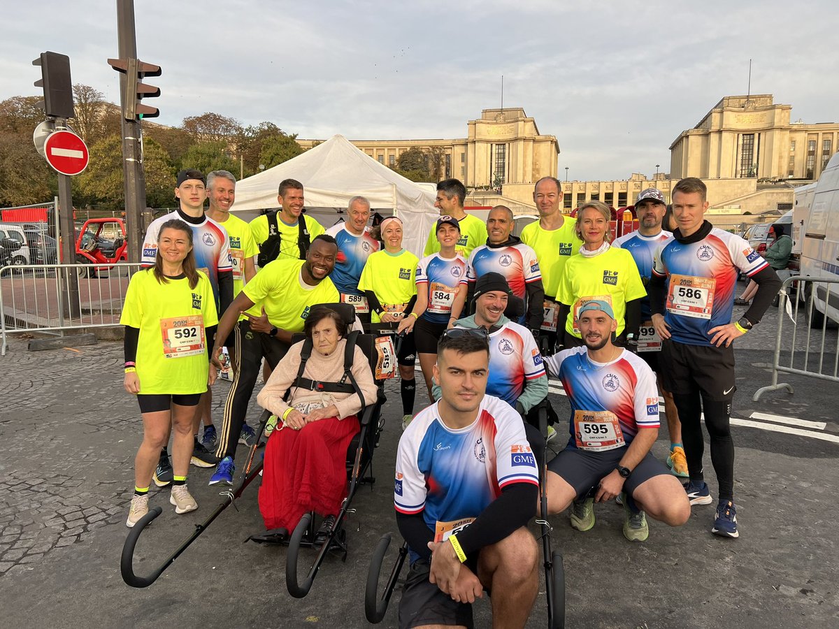 🏃‍♂️Félicitations à nos collaborateurs GMF et aux militaires du <a href="/csininvalides/">csini</a> pour avoir parcouru les 20km de Paris en joelette ! 
<a href="/20km_Paris/">Les Vredestein 20km de Paris</a>