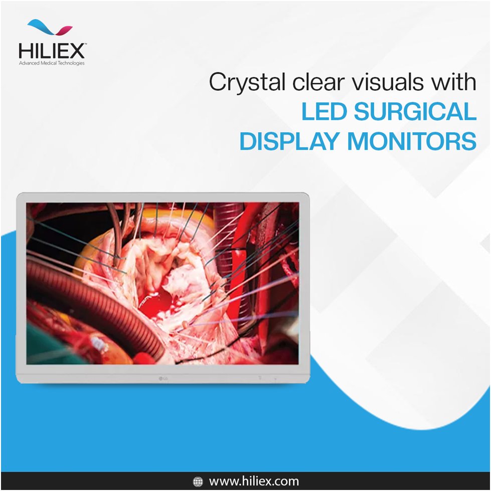 HiliexInc's tweet image. Ensure every detail is visible with LED surgical display monitors from Hiliex. Elevate your surgical precision and patient outcomes with unmatched display clarity. Order yours today!

bit.ly/3QXD3Oh 

#SurgicalDisplays #LEDMonitors #MedicalVisuals #HiliexMedical