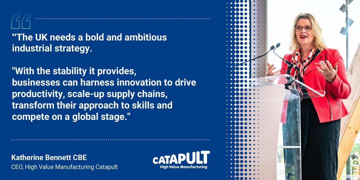 HVM_Catapult's tweet photo. Welcoming the launch of the #industrialstrategy plans today @Westminstrwings said: "The Green Paper, with its recognition of advanced manufacturing, will provide an invaluable framework for the next ten years. https://t.co/barXwQtzQW