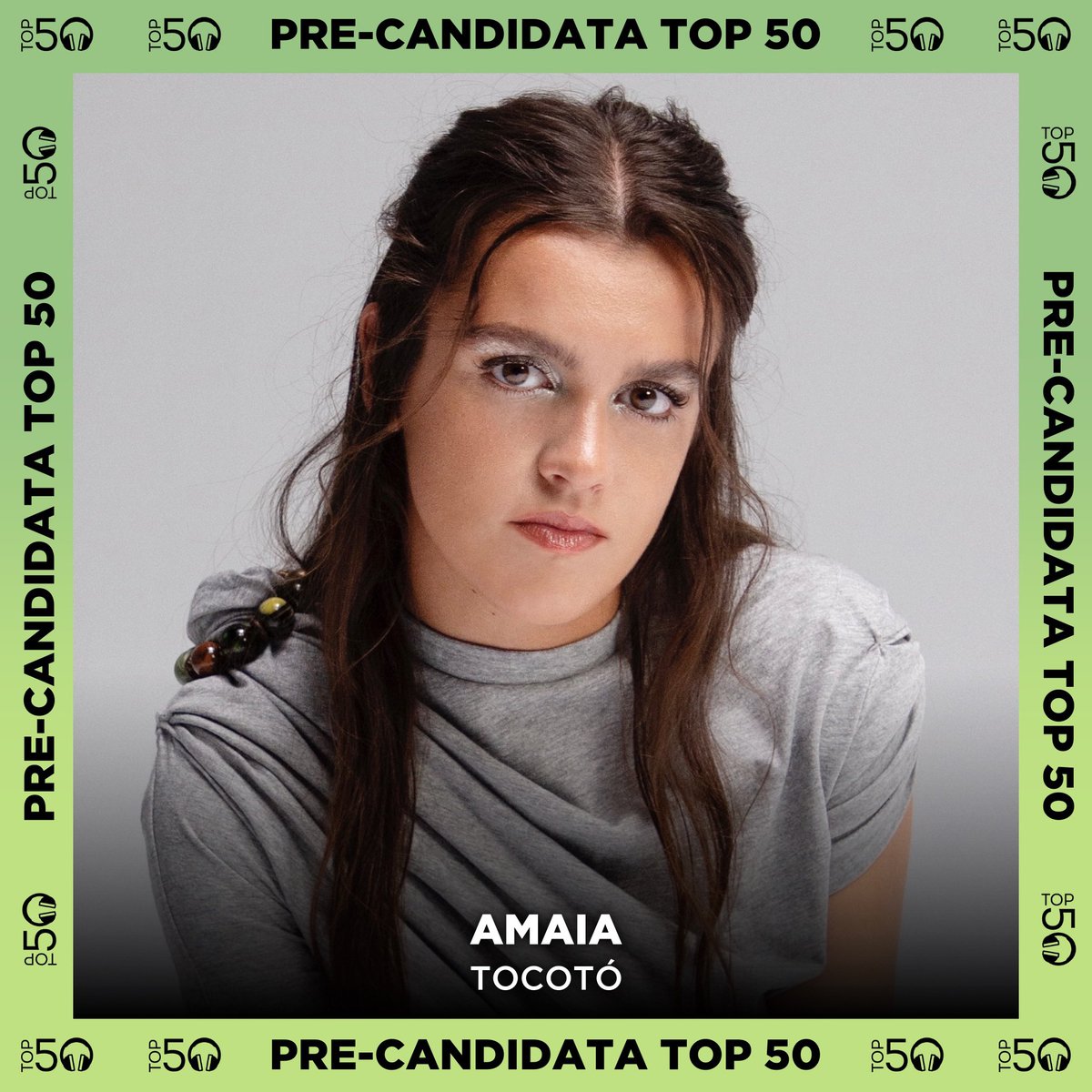 Top50Oficial's tweet photo. 📊 PRE-CANDIDATAS TOP 50 📊
📍Más votadas actualmente:
1. @David_Busta - La Siberiana
2. @amaiaromero - Tocotó
3. @samurai_fm_ - Por Si Mañana No Estoy
4. @Belen__Aguilera - Como Un Drama Italiano
— 🗳️ Vota por tus favoritas aquí: https://t.co/YhgFL2ceWT https://t.co/KEb4uJWuBH