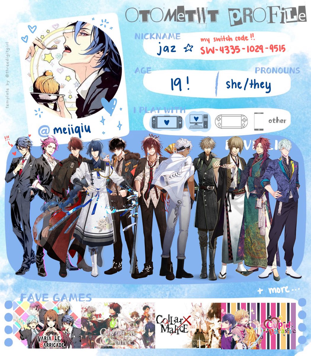 lycorislover's tweet image. hihi #otometwt !! finally finished my updated #otometwtintro &amp;lt;3