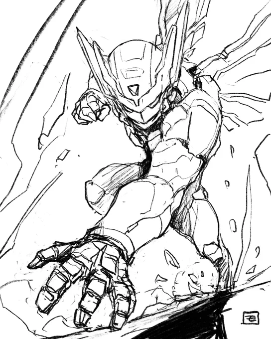 ダンダダン読んでたら、無性にアクションが描きたくなりますよね! 