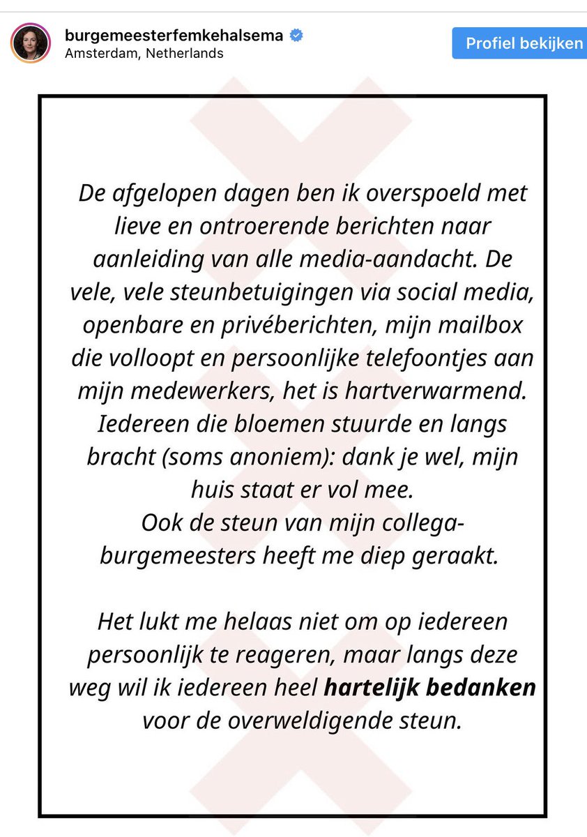 Klasse dit toch? Die etter van de PVV wil alleen maar ophef, hij heeft mensen als Femke en Sigrid Kaag nodig als brandstof voor zijn bestaan en ambitie. Hij wil helemaal niet dat ze ontslagen wordt, hij heeft haar nodig, hij mist Sigrid
