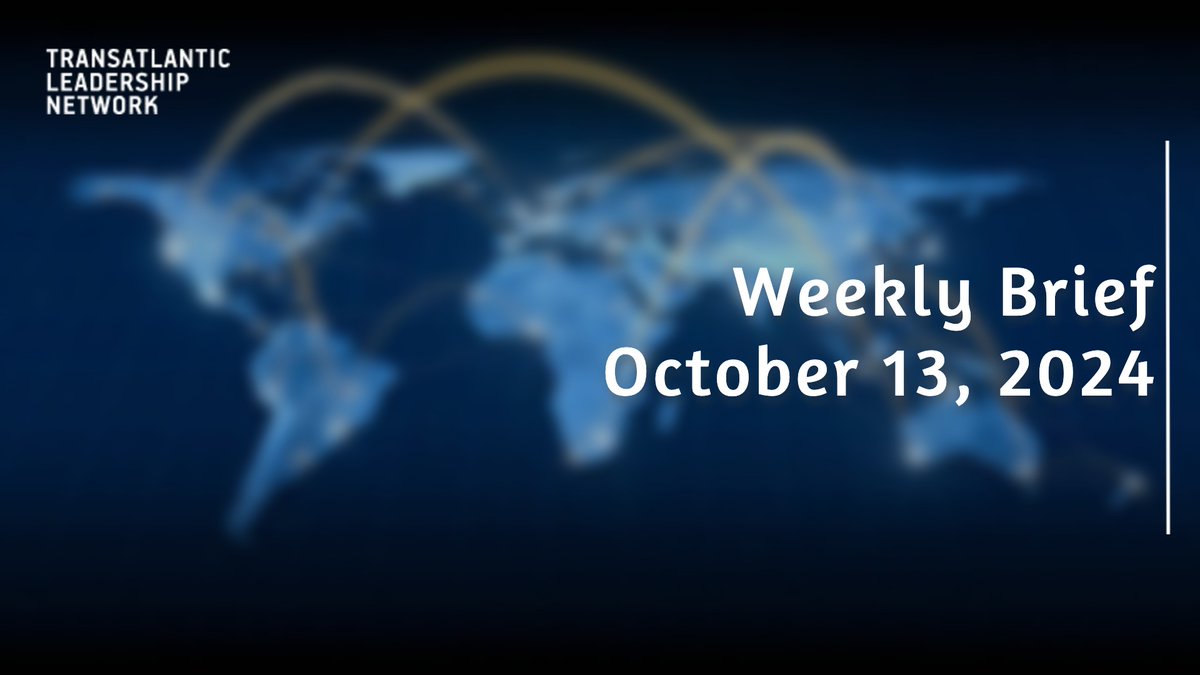 TLN_DC's tweet image. TLN Weekly Brief 10/13/24 - mailchi.mp/transatlantic.…

To subscribe, please visit us at transatlantic.org

#WeeklyBrief #Transatlantic #Current #News #latest #global #MiddleEast #EU #Europe #Russia #Ukraine