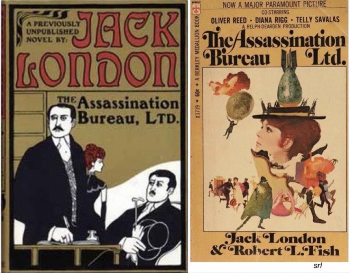 SaveRedlandLibr's tweet photo. 8:15am TODAY on @TalkingPicsTV👌One to Watch👌
The 1969 #BlackComedy #Adventure film🎥”The Assassination Bureau”
The screenplay is based on #JackLondon’s unfinished novel📖 “The Assassination Bureau, Ltd” of 1911, which was completed by #RobertLFish & published in 1963
2 of 2 https://t.co/8rwJrbF65T
