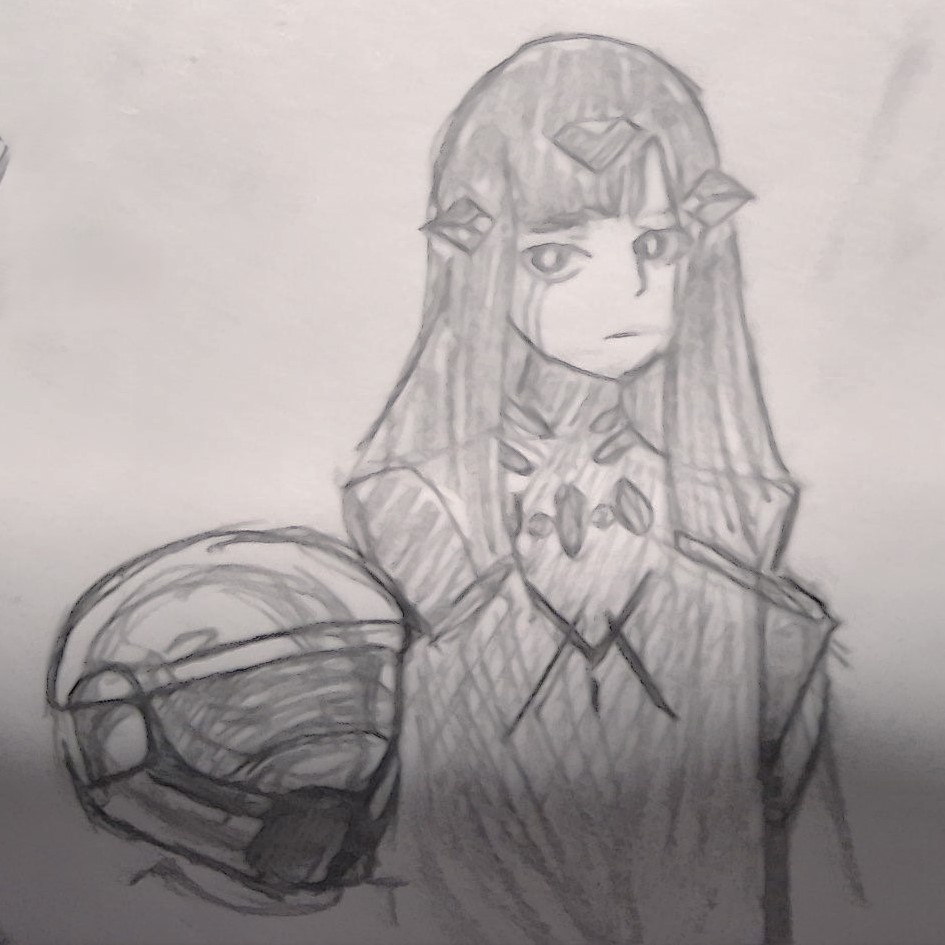 Odyessy501's tweet photo. "Oct. 13th, 206X, What is individuality to those who do not have none? Does it still have meaning to those who bear no name? A mercenary friend of mine posed that question to me when he was witness to its last moments. It cried."
#GirlsFrontline #TraditionalArt #Sketch #Drawinng https://t.co/NhTVuQzoly