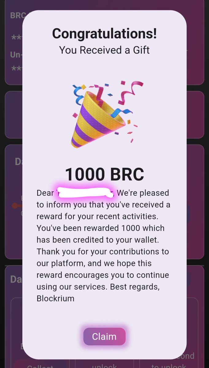 Blockrium's tweet image. Great news! The airdrop has been successfully distributed. 🚀 Open the Blockrium app now to claim your rewards! Don&apos;t miss out on your share—log in and claim it today.

#Blockrium #Airdrop #CryptoRewards #Blockchain