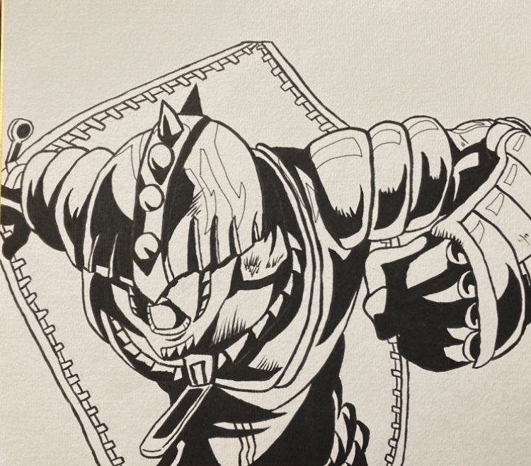 色塗りました✌🏻 #イラスト #ジョジョ #黄金の風 #ブチャラティ