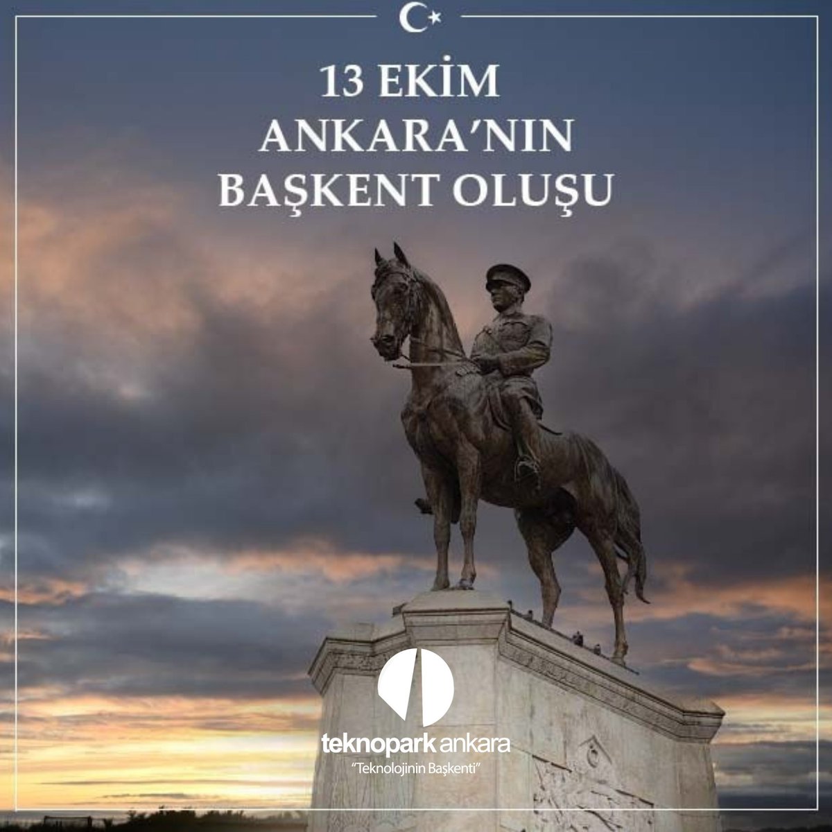 İstiklal Mücadelemizin karargâhı, millî egemenliğimizin sembolü olan Ankara’mızın başkent oluşunun 101’inci yıl dönümü kutlu olsun. 🇹🇷
#13ekim1923 
#13ekimankaranınbaşkentoluşu
