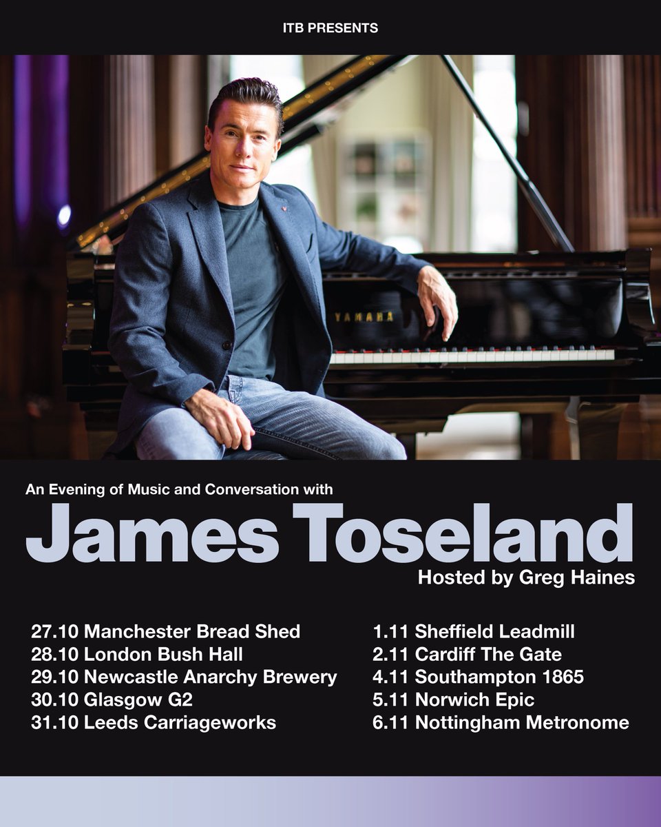 Tickets still available! I hope you can make it to a show. 🙏🏻
Tickets to all shows are at: Toselandmusic.com