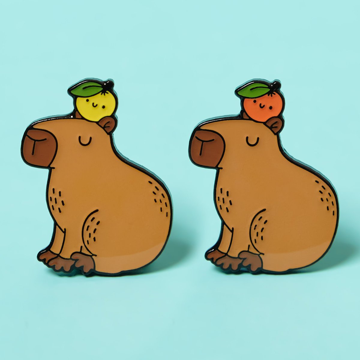 Capybara pins now available on my Etsy shop! 

higglebees.etsy.com
