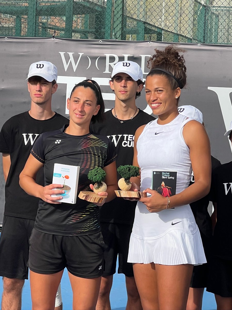 Runners up this week in the W100 Cornellà with @naima_ka ✊🏽🔥⚡️
Another positive and good week even if we didn’t get the🥇🏆

We keep building 🧱✊🏻

Big thanks to <a href="/keeponrizing/">Hassen Guedioura</a> for always believing in me 🦁✊🏻

Hungry for more 💪🏻⚔️ 

#TennisLife #TennisSurvivor #tennisplayer