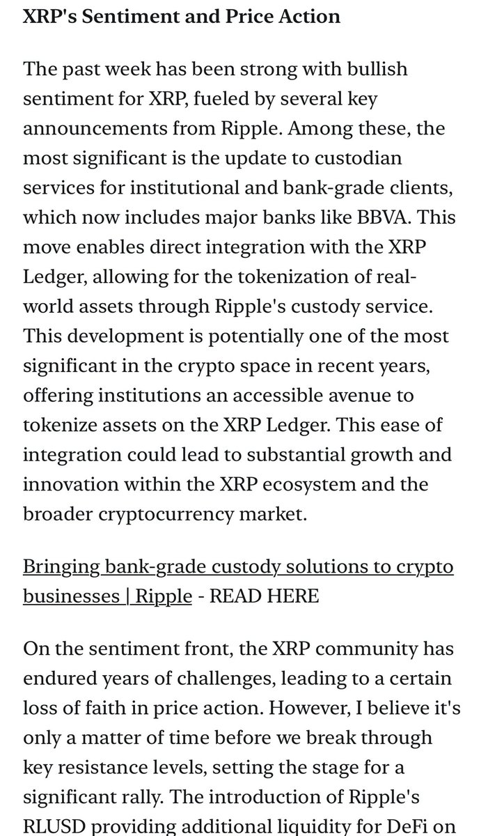 Cryptoinsightuk's tweet image. My thoughts of what comes next for $XRP

Read it here - open.substack.com/pub/theweeklyi…

Please share if you enjoy. Let me know what you think to the next part below. Let’s discuss 👇