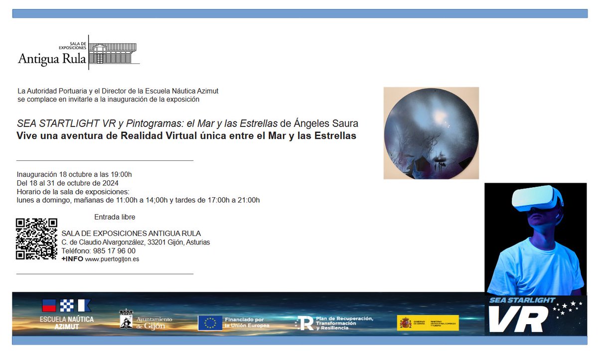 Te espero del 18 al 31 octubre 2024 en la Sala de exposiciones de la Antigua Rula. Puerto de Gijón. #ÁngelesSaura #Pintogramas @MArtesVisuales  <a href="/negro_magenta/">Blanco, Negro y Magenta</a>