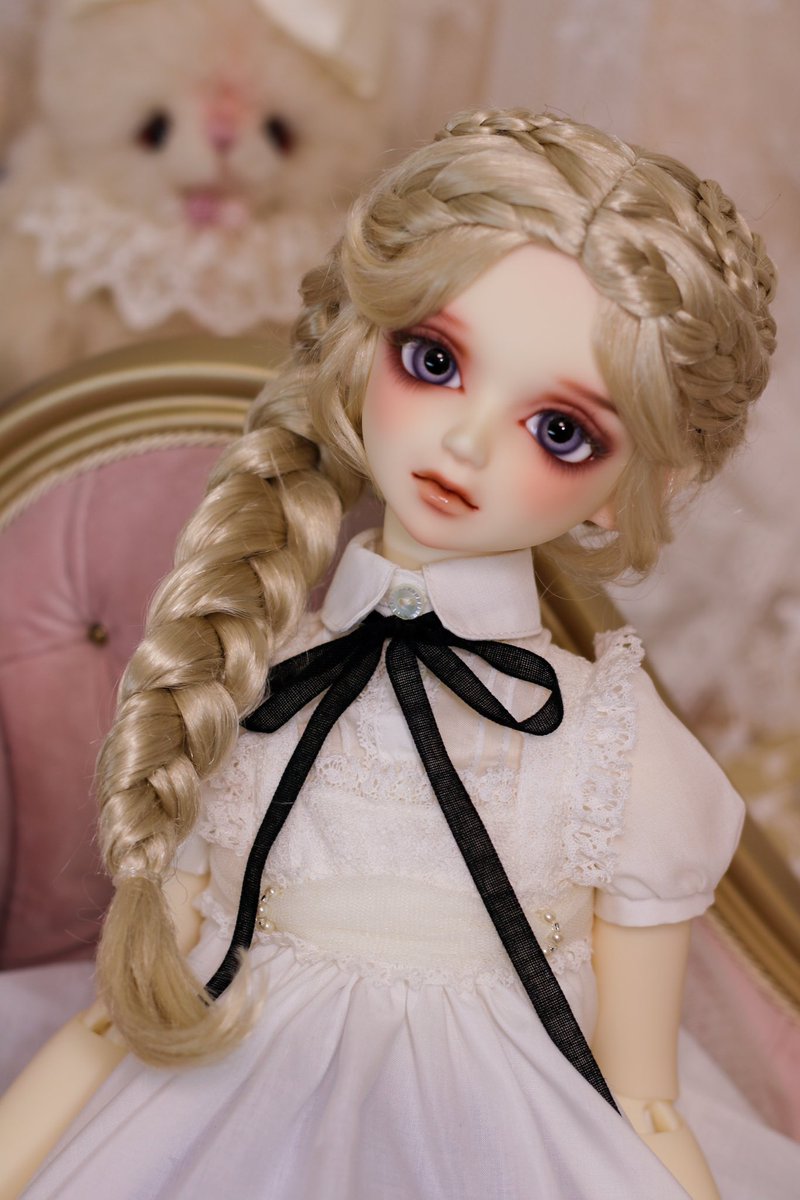 cat_doll1213's tweet image. 欲しかったウィッグ買えて嬉しい🥹💕
リラちゃんへの🎁素敵なドレスも買えたので着せるのが楽しみ！
#MurmurCoco
#mellow_makeup