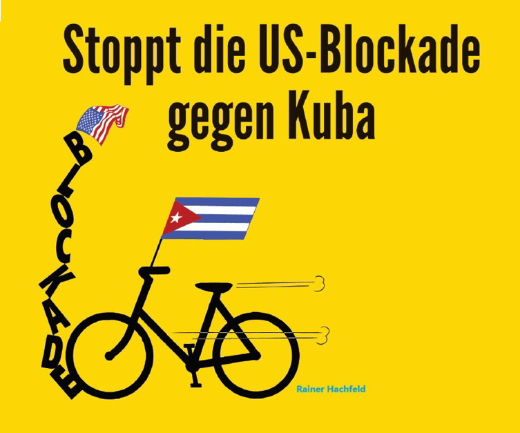 #Fahrraddemo: Stoppt die #USA-Blockade gegen #Kuba, Samstag, 26. Oktober 2024, Start: 10:45 Uhr
Bertha-von-Suttner-Platz, #Düsseldorf: fgbrdkuba.de/termine/flyer/… , #UnblockCuba #Cuba